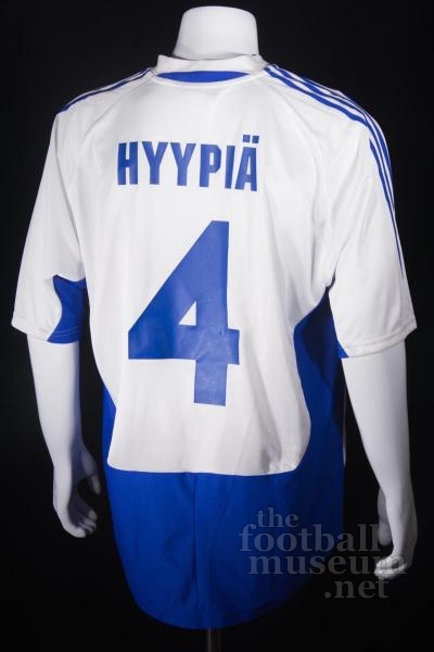 Sammi  Hyypia  Match Worn Finland Shirt